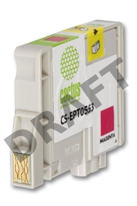 Картридж струйный Cactus CS-EPT0553 пурпурный для Epson Stylus RX520/Stylus Photo R240 (10ml)