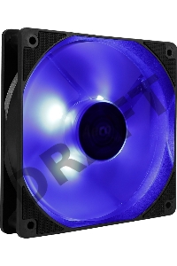 Вентилятор Aerocool Motion 12 Plus Blue , 120x120x25мм, синяя подсветка, 1200 об/мин, Molex 4-pin + 3-pin, 29.8 CFM, 22.1 дБА, съемная крыльчатка, гид