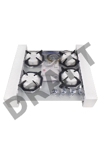 Газовая варочная поверхность Maunfeld EGHG.64.2CW/G белый