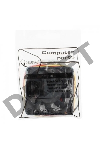 Вентилятор для корпуса Gembird, 60x60x15, втулка, 3 pin, провод 25 см