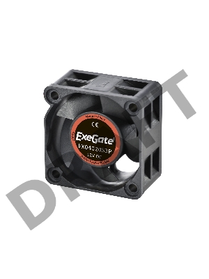 Exegate EX281211RUS Вентилятор ExeGate Mirage-S 40x40x20 подшипник скольжения, 5500 RPM, 23dB, 3pin