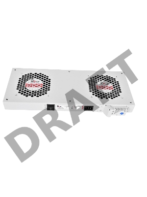 Модуль вентиляторный, 2 вентилятора с терморегулятором R-FAN-2T 