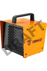 Тепловая пушка электрическая Deko DKIH2200 2200Вт желтый/черный