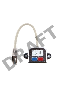Разветвитель NCA-SP-02 FTP 1 порт RJ45 (T568A/T568B) -> 2 порта RJ45 10/100 BASE-T
