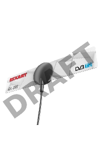 ТВ антенна комнатная для цифрового телевидения DVB-T2 на присоске, RX-255 REXANT