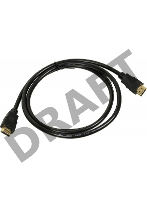Кабель аудио-видео High Speed HDMI (m)/HDMI (m) 1.5м. Позолоченные контакты черный