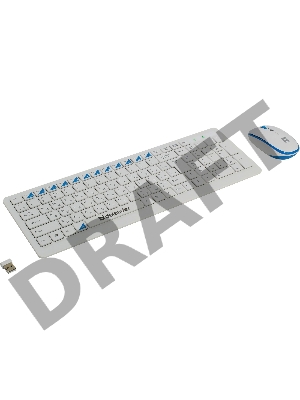 Клавиатура + мышь Defender  Skyline 895 Nano W(Белый) Кл:104, 1000/1500/2000dpi  45895