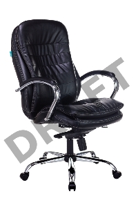 Кресло руководителя Бюрократ T-9950/BLACK-PU сиденье черный искусственная кожа крестовина хром