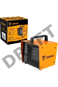 Тепловая пушка электрическая Deko DKIH2200 2200Вт желтый/черный