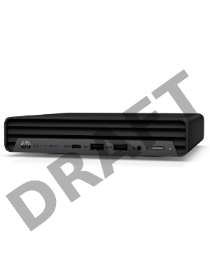 Компьютер HP Elite Mini 800 G9, Core i5-12500T (2.0G/18M/6 Cores) / 16GB DDR5 4800 /256GB (M.2 NVMe SSD) / Windows 11 Home 64bit (English) / HP 125 Wired Keyboard + Mouse Combo / WIFI 6+BT/2*DP/1*HDMI/90W/3-3-3