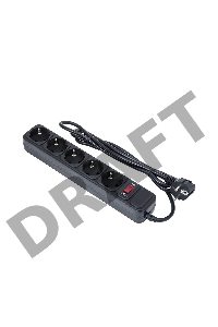 Сетевой фильтр ExeGate EX279179RUS SP-5-7B (5 розеток, 7м, евровилка, черный)