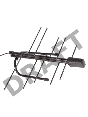 ТВ антенна комнатная для цифрового телевидения DVB-T2, RX-252 REXANT