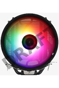 Устройство охлаждения(кулер) Aerocool Rave 4 Soc-AM4/1151/1200/1700 4-pin 18-27dB Al+Cu 130W 570gr LED Ret