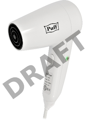Фен Puff 1300 1300Вт белый