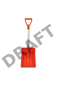 Разборная автомобильная лопата (оранжевая) REXANT