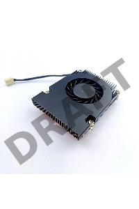 Foxline D65 Intel CPU cooler, AlCu, LGA115*, TDP 65W, Hight 17mm