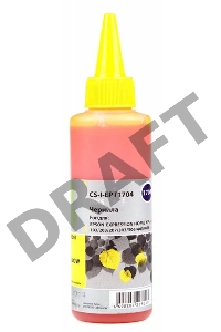 Чернила Cactus CS-I-EPT1704 желтый (100мл) Epson ExpIession Home XP-33/103/203/207/303/306