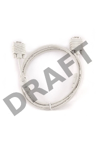 Кабель Gembird/Cablexpert CC-PVGAX-6, Кабель удлинитель VGA Pro , 1.8м, 15M/15F,  экран, феррит. кольца 