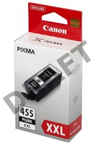 Картридж струйный PGI-455XXL PGBK (8052B001), для Canon PIXMA MG5440/6340, MX924, Черный, 1000 стр