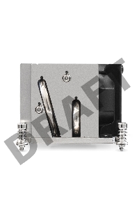 Кулер ExeGate EX293443RUS ESNK-P0048AP4.PWM.2U.2011.Cu (Al+Cu, 2U, 4 тепл. трубки, LGA2011/2066, TDP 135W, Fan 80mm, PWM, 2100-6800RPM, 2 ball bearing, 4pin, 52db, 345г, на винтах, с термопастой, Retail box)