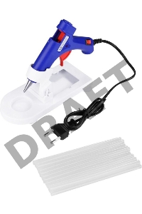Клеевой пистолет Deko DKGG30 30Вт SET4 30Вт 5гр/мин стерж.:7мм