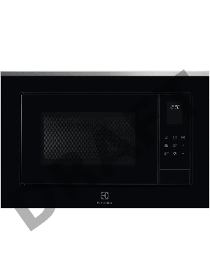 Встраиваемая микроволновая печь ELECTROLUX LMS4253TMX / с грилем, объем 25 л., высота 390 мм, цвет черный/нерж. Сталь