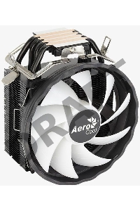 Устройство охлаждения(кулер) Aerocool Rave 4 Soc-AM4/1151/1200/1700 4-pin 18-27dB Al+Cu 130W 570gr LED Ret