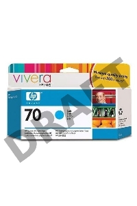 Картридж струйный HP №70 C9452A голубой для HP DJ Z2100/Z3100 (130мл)