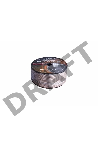 Кабель акустический REXANT 2х1,00 мм², прозрачный SILICON, бухта 100 м