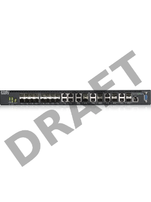 Коммутатор Zyxel XS3800-28 L2+ switch , 4xRJ-45: 1 / 2.5 / 5 / 10G, 8xCombo (SFP: 1 / 10G, RJ-45: 1 / 2.5 / 5 / 10G), 16xSFP +