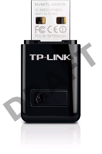 Сетевой адаптер TP-Link SOHO TL-WN823N Беспроводной USB мини адаптер 300Мбит/с стандарта N c кнопкой QSS(Realtec)