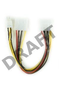 Разветвитель питания Cablexpert CC-PSU-4, Molex->Molex + ATX 4 пин
