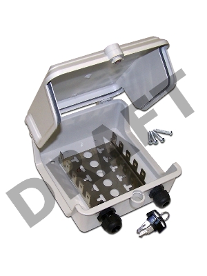 Наружный распределительный бокс, 5 плинтов, 50 пар Наружный распределительный бокс, 5 плинтов, 50 пар