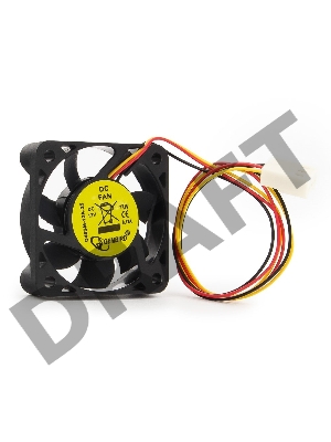 Вентилятор Gembird Вентилятор 40x40x10, шнур 25см, 3pin D40SM-12A-25