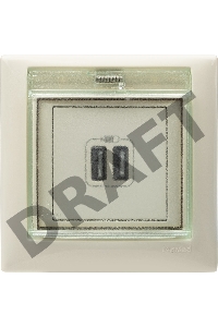 Аксессуары LEGRAND 774350 Рамка 1 пост, влагозащищенная, IP44, слоновая кость, Valena