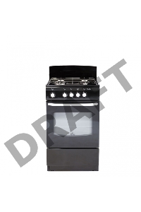 Плита Газовая De Luxe 5040.38г черный