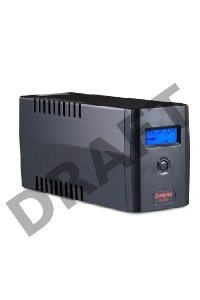 Источник бесперебойного питания Exegate Power  Smart ULB-800 LCD <800VA, Black, 2 евророзетки, USB>
