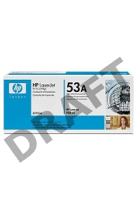 Тонер-картридж HP Q7553A черный для LaserJet P2015 3000 стр.