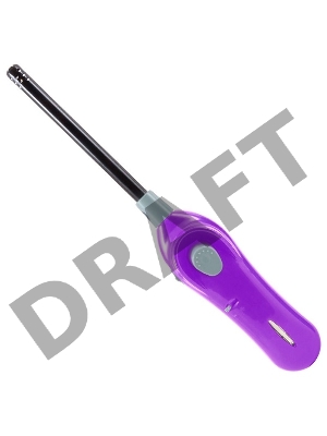 Пьезозажигалка ECOS GL-001V, фиолетовая Пьезозажигалка ECOS GL-001V, фиолетовая