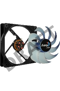 Вентилятор Aerocool Motion 12 Plus Blue , 120x120x25мм, синяя подсветка, 1200 об/мин, Molex 4-pin + 3-pin, 29.8 CFM, 22.1 дБА, съемная крыльчатка, гид
