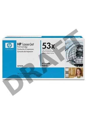 Тонер-картридж HP Q7553X черный для LaserJet P2015 7000 стр.