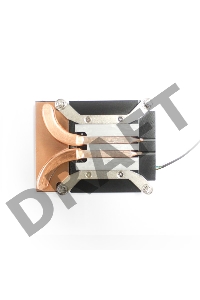 Foxline D65 Intel CPU cooler, AlCu, LGA115*, TDP 65W, Hight 17mm
