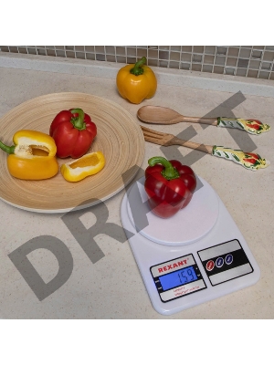 Весы настольные электронные, универсальные, от 1 гр. до 5 кг, пластик  REXANT