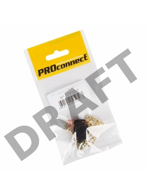 Выключатель для настенного светильника с цепочкой 270 мм «Gold» индивидуальная упаковка 1 шт. PROCONNECT