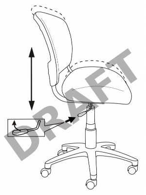 Кресло детское Бюрократ CH-W296NX белый TW-15 гусин.лапка Morris-1 сетка/ткань крестов. пластик пластик белый
