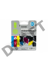Картридж струйный Cactus CS-CC656 многоцветный для №901 for HP OfficeJet-4500/J4580/J4660/J4680 (18m