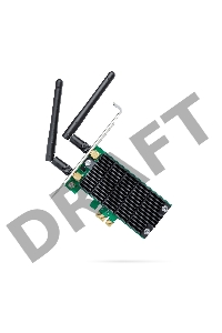 Адаптер TP-LINK ARCHER T4E AC1200 Двухдиапазонный Wi-Fi адаптер PCI Express