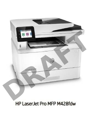 МФУ лазерное HP LaserJet Pro MFP M428fdw (W1A30A), принтер/сканер/копир, {p/c/s/f,A4,600x600dpi,up to 4800x600,256Mb,Duplex,2 trays 100+250,ADF 50,USB2.0+Walk-Up/GigEth/WiFi/NFC,ePrint,AirPrint,1y warr}