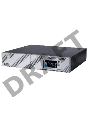 Источник бесперебойного питания Powercom Smart King RT SRT-2000A LCD 1800Вт 2000ВА черный