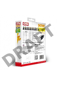 Универсальный блок питания для ноутбуков STM BLU90 90Вт, USB